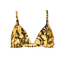 베르사체 바로코 프린트 실크 브라