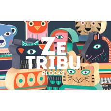 Djeco Zetribu Blocks 圖騰動物積木, 1個