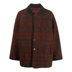 미쏘니 중고 1980's 아가일 패턴 울 코트