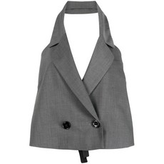 도로시슈마허 버튼 업 홀터넥 베스트