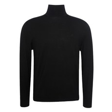 캘빈클라인 로고 자수 터틀 넥 탑