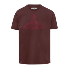 비비안웨스트우드 구체 프린트 코튼 티셔츠