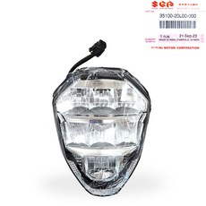 SUZUKI 台鈴 原廠 小油鳥 頭燈 前燈總成 DS250 35100-20L01-000, 1個