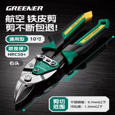 綠林 航空鐵皮剪刀 12吋 直頭, 1個, 10寸右頭航空剪【新款帶銼】