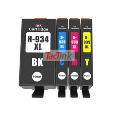 TacTink HP 934XL 935XL 相容 副廠墨水匣 適用 OfficeJet Pro 6230/6830, 黑色, 1個
