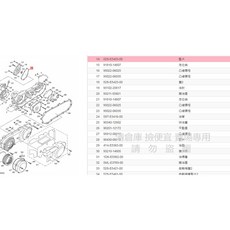 YAMAHA 山葉 原廠 墊片 料號 52S-E5453-00, 1個
