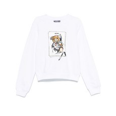 모스키노 테디 베어 프린트 스웨트셔츠