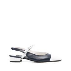 카렐파리스 가죽 발레리나 슈즈