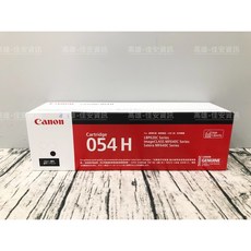 Canon CRG-054H 原廠彩色高量碳粉匣, 1個, Canon 054H, 黑色