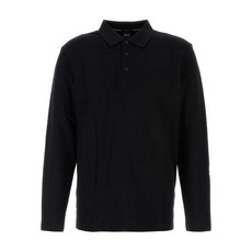 보스 긴소매 피케 폴로 셔츠