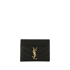 생로랑 Monogram quilted card holder