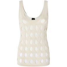 핀코 컷아웃 니트 탑