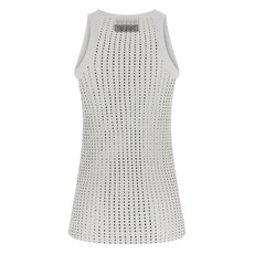 아티코 크리스털 장식 골지 탱크 탑