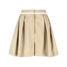 스텔라매카트니 하이웨이스트 플리츠 디테일 테일러드 쇼츠