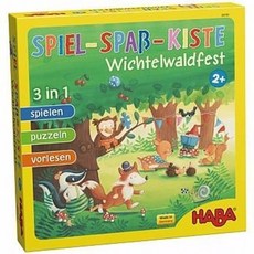 HABA森林派對系列 益智桌上遊戲 三合一, 1個, 森林派對