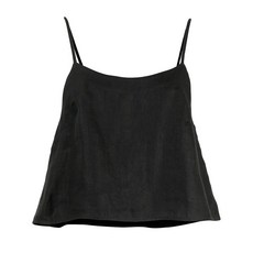 본디본 크롭 플레어 슬립 탑