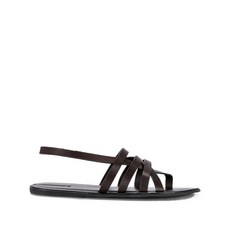 더로우 레더 슬링백 샌들