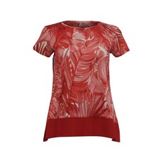 페라가모 중고 tropical-print T-shirt