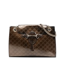 구찌 중고 2016-2025 라지 구찌시마 에밀리 숄더 백