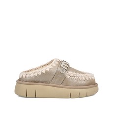 모우 트리밍 디테일 앵클 부츠