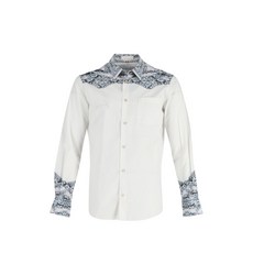 알렉산더 맥퀸 중고 스컬 프린트 버튼다운 셔츠