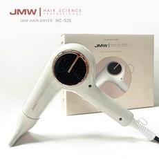 JMW 最新款直流無刷吹風機 專業版馬達 110V台灣電壓 3m長專業電源線, 奶杏白, MC 520