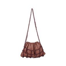 알리시 비즈 레더 숄더 백