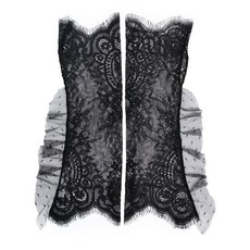 팔러 레이스 러플 트리밍 장갑