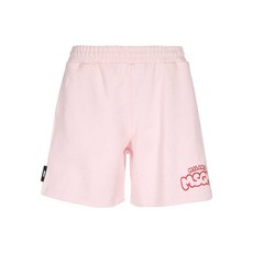 MSGM 로고 자수 밴딩 웨이스트 쇼츠