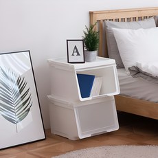 EZLIVING 大嘴鳥家用整理箱, 半透明, 2個