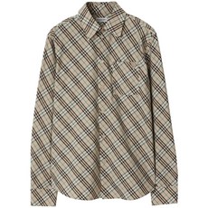 버버리 버버리 체크 코튼 셔츠