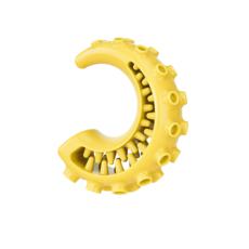 狗狗磨牙玩具 特殊結構提升咬合力, 潔齒漏食玩具-【魷魚須】, 1個