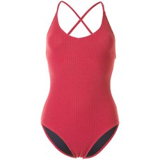 더스키 마고 골지 원피스 수영복, 핑크계열