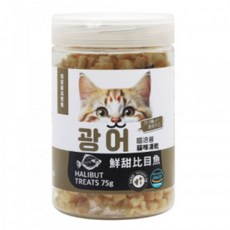喵洽普 韓國凍乾零食 鱈魚 鮭魚 馬肉 魷魚 比目魚 貓零食 50g, 75g, 1個