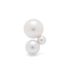 소피빌레브라헤 14K 옐로 골드 담수진주 프티 스텔라리 싱글 이어링