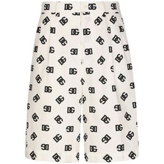 돌체앤가바나 DG 모노그램 프린트 포플린 쇼츠