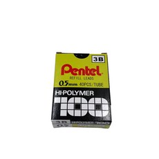 PENTEL 飛龍 0.5mm 自動鉛筆芯 40支 書寫流暢不易斷裂 學生辦公必備, 1個, 3B-C205<10盒入>