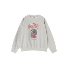 가니 그래픽 프린트 스웨트셔츠