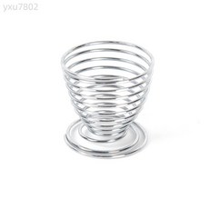 304不銹鋼彈力開蛋器雞蛋開殼器蛋殼分離器糯米蛋小配件雞蛋托, 1個, 雞蛋托(原色)