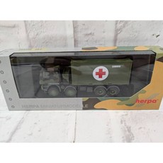 Herpa Iveco Trakker 8x8 野戰貨櫃載具 德國國防軍塗裝, 1個
