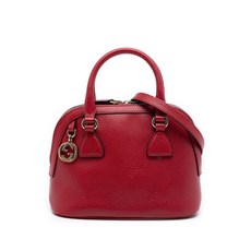 구찌 중고 2016-2026 미니 레더 GG 참 돔 사첼 백