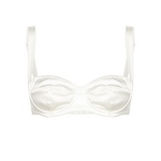 돌체앤가바나 물결 에지 새틴 발코넷 브라