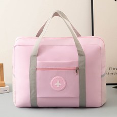 防水折疊旅行包 便攜衣服收納包 手提行李袋 衣物收納袋 搬家打包神器, 1個, 粉色