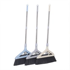 掃把 簸箕家用掃帚刮水撮箕掃地笤帚不粘頭髮套裝批發, 【升級款伸縮掃把,+刮水】(淺藍色一把sku爲準):如圖, 1個
