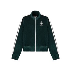 스포티앤리치 스트라이프 집업 스웨터