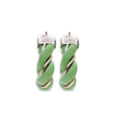 보테가 베네타 중고 twist-detailed hoop earrings