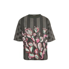 돌체앤가바나 중고 스트라이프 프린트 티셔츠