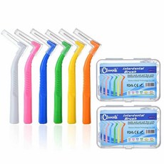 Cleanpik L型軟式牙間刷 20入, 1個, 單入黃1.0-1.2mm (適合牙齒矯正