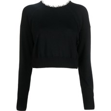 라반 체인 링크 네크라인 스웨터