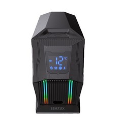 36W液冷手機散熱器磁吸半導體制冷降溫快速出冰適用自拍遊戲, 1個, 無規格, 標準款【磁吸液冷散熱器+無線充】